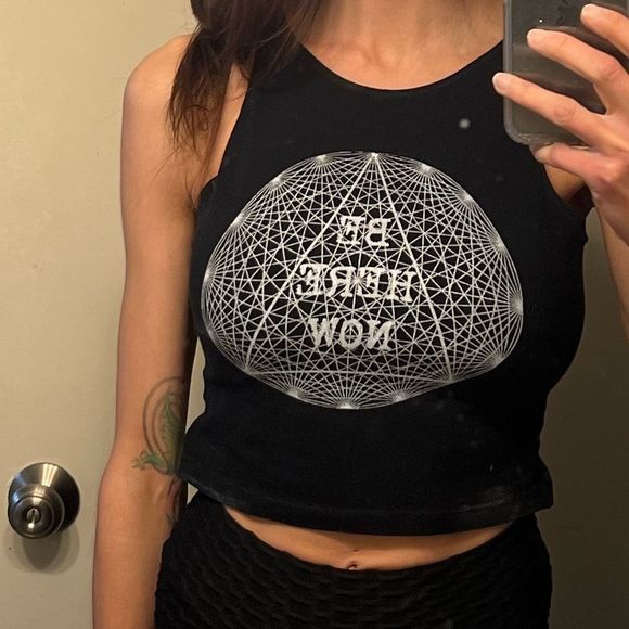 Tops - Be Here Now Crop Top